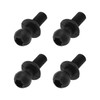 ECSiNG 4pcs Ball Head Screw Fastening Rear Light Threaded Bolt
