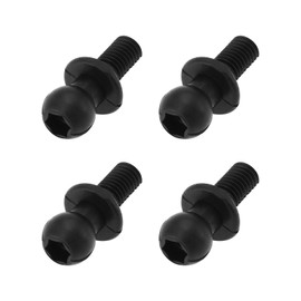 ECSiNG 4pcs Ball Head Screw Fastening Rear Light Threaded Bolt Plastic Ball Mount Screw Replacement Part 6V0945246 Compatible with VW Compatible with Caddy