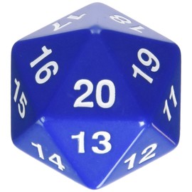 Koplow 14797 D20 Single 55 mm Countdown Blue Bagged
