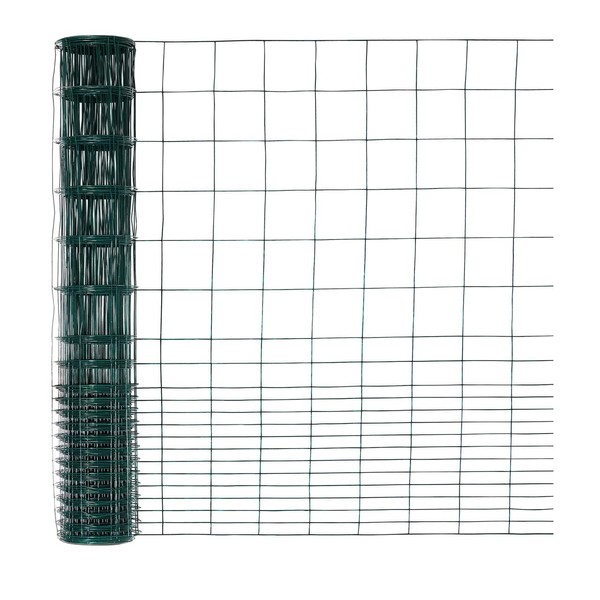 Fencer Wire 16 Gauge Green Vinyl Coated Rabbit Guard Fence,