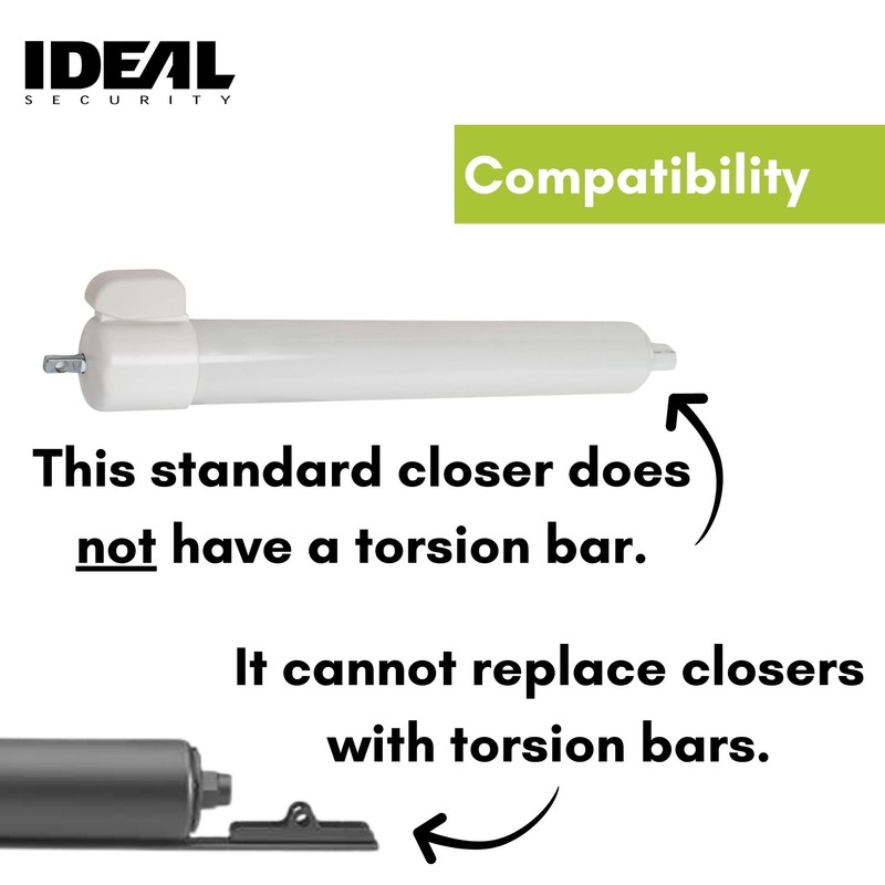 Ideal Security 9600 Standard Pneumatic Touch-N-Hold Storm and Screen Door