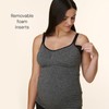 Bravado! Basics Women's Seamless Maternity Nursing Tank Top Cami for