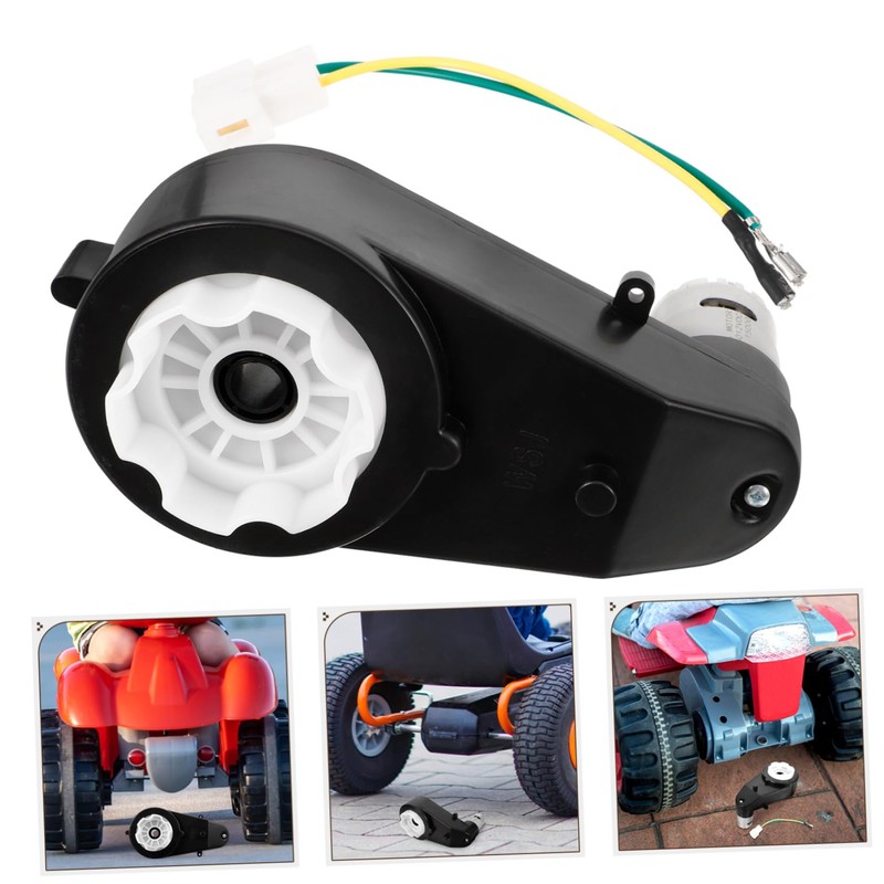 WOONEKY Electric Vehicle Motor for Kids Car Engine Gear Case