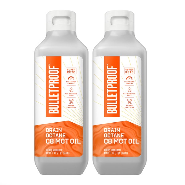 Bulletproof Bulletproof Brain Octane C8 MCT Oil, 32 Ounces (Pack