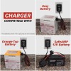 SafeAMP 12-Volt Charger for Power Wheels Gray Battery and Orange