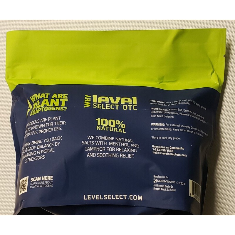 LEVEL SELECT OTC - Sport Recovery Soaking Salts - 32