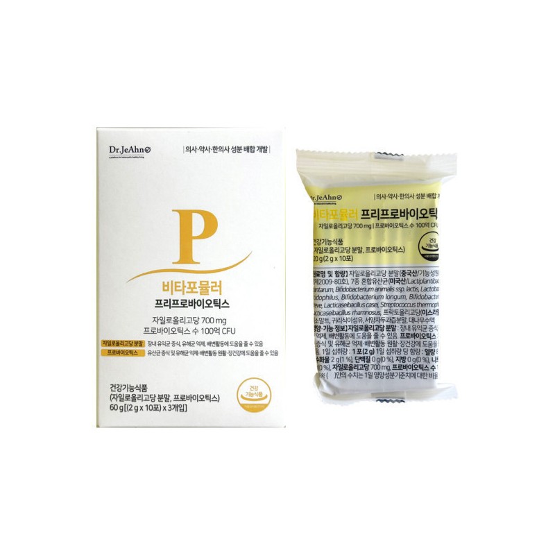 Dr. Je-an 닥터제안 비타포뮬러 프리 프로 유산균 자일로올리고당 신바이오틱스 2g
