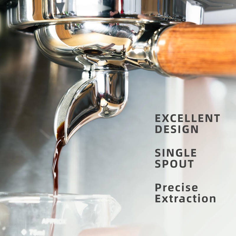 NEOUZA 58mm Espresso Portafilter Compatible with E61 Coffee Machine,Non-pressurized Basket,Single