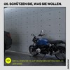 ZAMURANO. Ground anchor bicycle, wall anchor, bicycle lock, motorcycle anti-theft