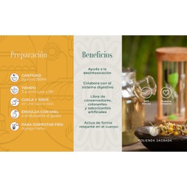 Molienda Sagrada, Té Manzanilla Oro, 200 g, 1 piezas