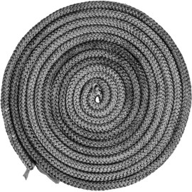 Wandefol 4 M Rope Diameter 10 mm Glass Fibre Cord Door Seal Oven, 10mm Stove Fire Rope Heat Resistant Thermal Seal, Soft Stove Door Rope