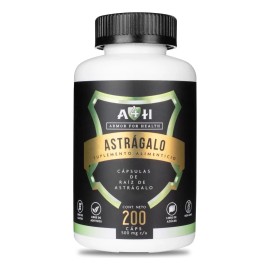 Raíz Astragalo Puro Astragalus 200 Cáps 500mg A4h Sabor Sin Sabor