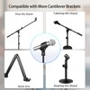 Etour [ 2025 Upgrade] Universal Microphone Clip Holder, Adaptive Adjustable