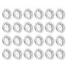 sourcing map 24Pcs Air Vents Circular Flat Soffit Vent 19mm/0.7"