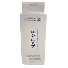 Native Body Wash Sea Salt and Cedar