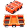 Wellvie Stuff Case, Set of 2 Waterproof Unit Case, Magnetic