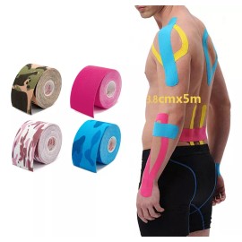 Monstyle 4pcs Cinta Kinesiológicas Vendaje Neuromuscular Tape5mx3.8cm
