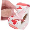 Operitacx Canada Flag Decal Maple Leaf Sticker for Water Bottles