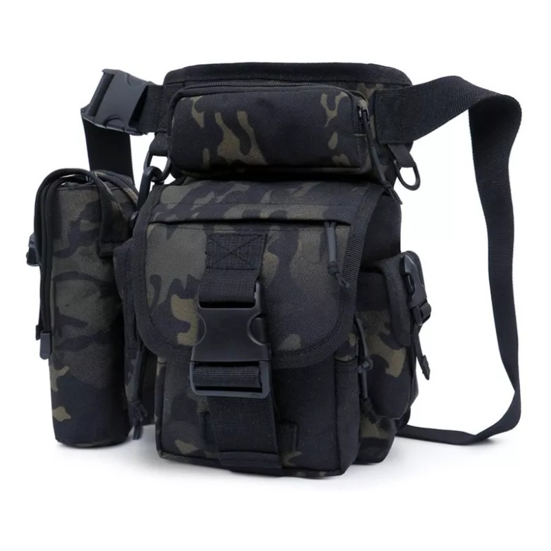 Pokachila Bandolera Mochila Piernera Táctico Militar Multiuso Campismo