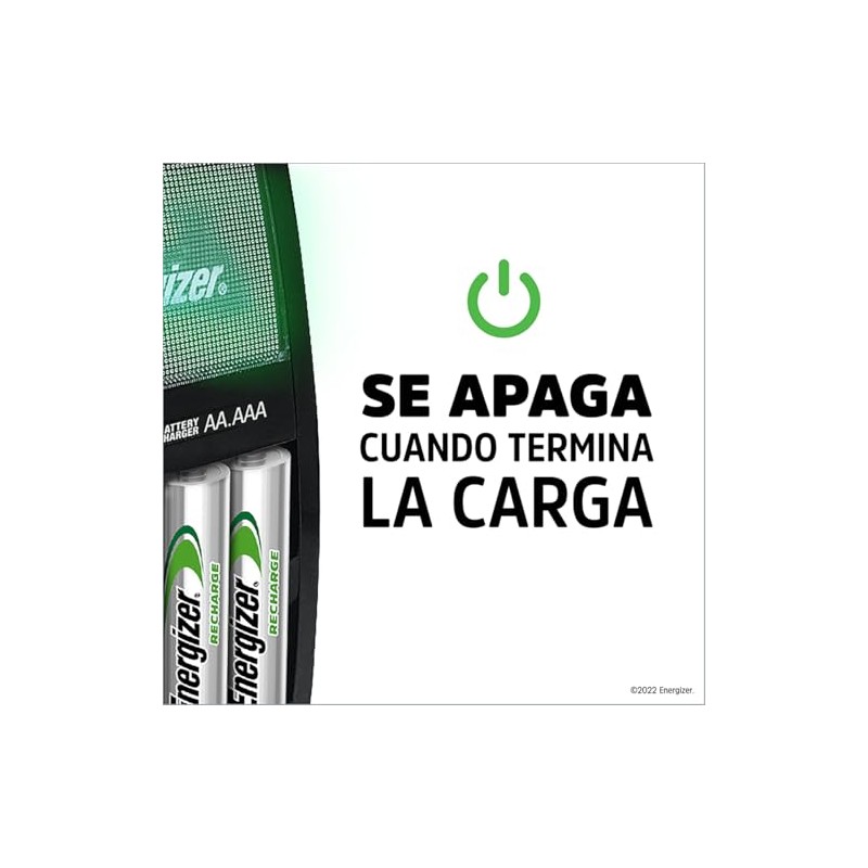 Energizer CHVCM3-US Pilas Recargables, Capacidad 4 Pilas