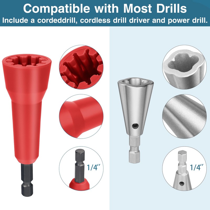 Wire Nut Twister,Wire Twisting Tool,Wire Nut Twiter for Drill,Spin Twist