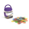 Miniland Container with 200 multicoloured translucent discs for sorting and