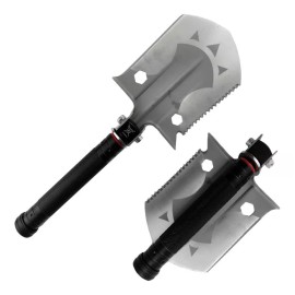JKL Pala Tactica Serrucho Cuchillo Portatil Supervivencia Campin