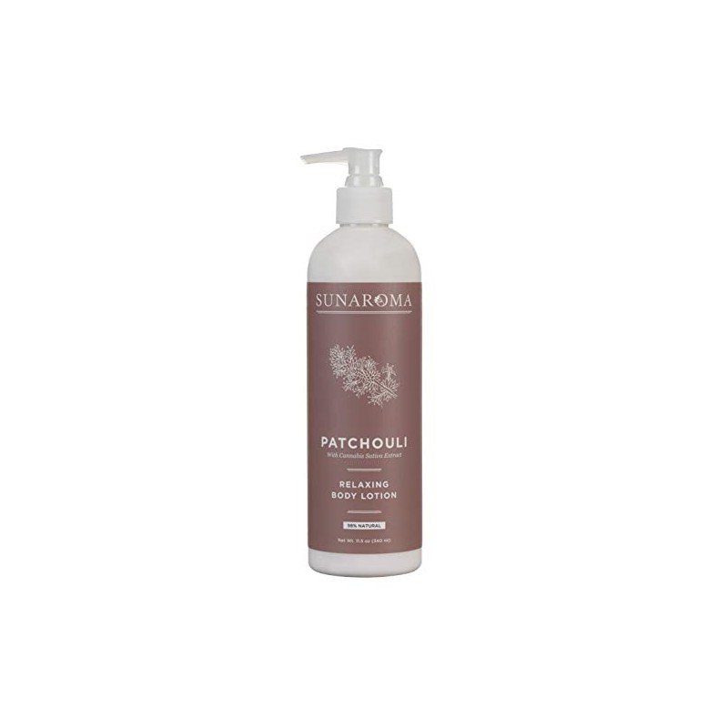 SUNAROMA Loción De Pachulí (11.5 Onzas) (Relajante) (Paquete De 2)