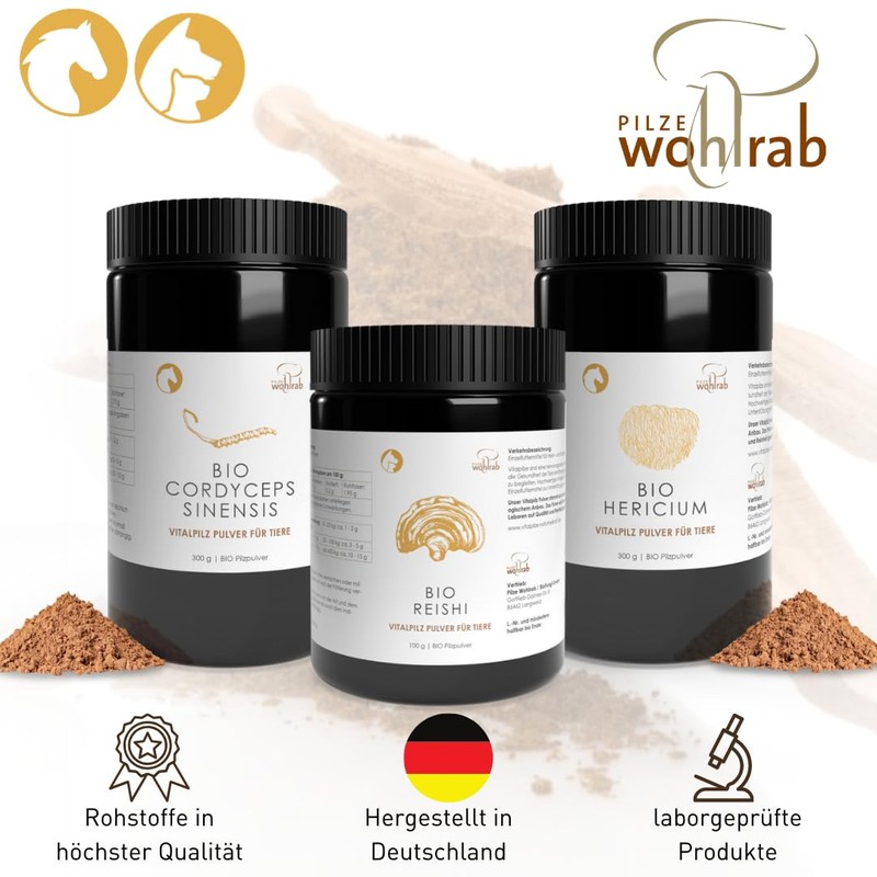 Pilze Wohlrab - Organic Polyporus Powder for Animals - 300