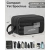 HOTOR Tactical Toiletry Bag Men, MOLLE Pouches, EDC Pouch, Black