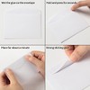 120 Pack Mini Envelopes Small Envelopes Self-Adhesive Kraft Paper Tiny