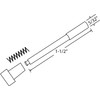 10 - Pack, Black CAPS, Window Screen Plunger Latches, 5/32"