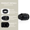 Bwintech 10 pieces 10 mm hose AD push-to-connect pneumatic cap