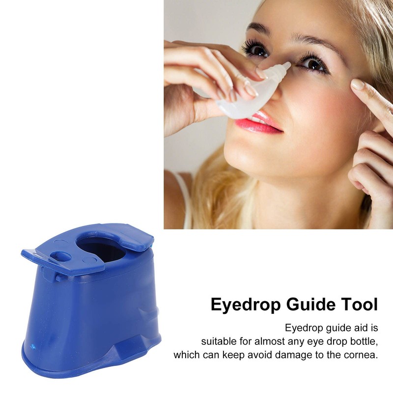 Eye Drop Applicator, Eye Drop Guide, Portable Eye Drop Guide,