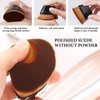 Pack of 3 Magic Foundation Brush, Flat Foundation Brush, Oval
