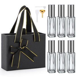 Segbeauty Atomizer Sprayer for Perfume, 6pcs 10ML Travel Size Perfume Refill Bottle with gift box, Empty Perfume Bottles Glass Small Perfume Spray Bottle Mini Sample Container Travel Accessories
