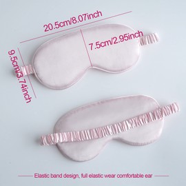 VIKSAUN 4 Pack Sleep Mask, Silk Eye Mask, Super Soft Eye Masks with Adjustable Strap, Lightweight Comfortable Blindfold, Perfect Blocks Light for Night, Travel, Nap, Meditation (4 Pack)