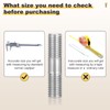 METALLIXITY Double End Threaded Stud Screw(M14 x 60mm) 2Pcs, Equal