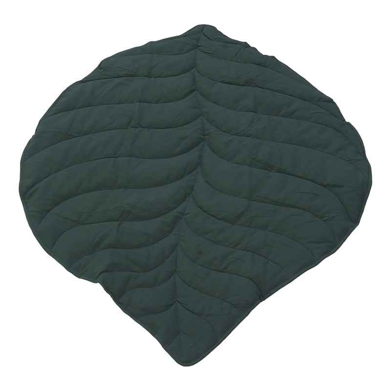 Leaf Shaped Rug Multipurpose Soft Comfortable Special Shaped Baby Crawling