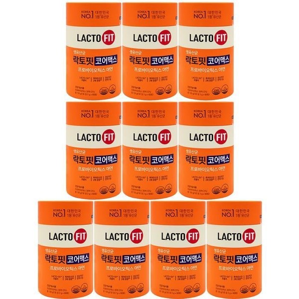 [Nutrition Friend] Lactopit Core Max Raw Lactobacillus 2g / [영양친구] 락토핏 코어맥스 생유산균 2g X 60포 10통, 10통