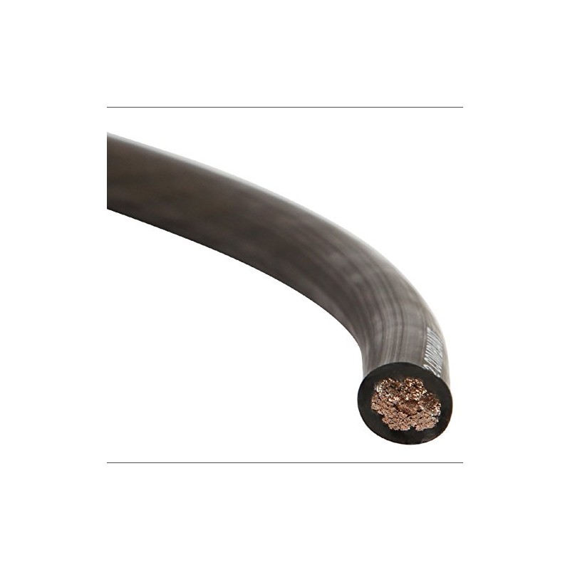 NVX XW4BK5 5ft Black 4 Gauge Professional Grade 100% TINNED