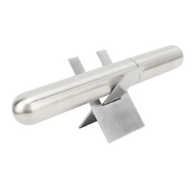 Stainless Steel Cigar Humidor Single Tube Maintain Humidity Travel Cigar Carry Tube with Stand Cigar Tube with Silver Stand