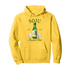 Soju Lover Soju Drinking Korean Soju Social Club Est. 2025 Pullover Hoodie