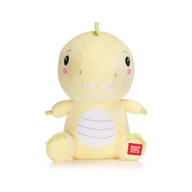 Posh Paws 49406Y Kawaii Kuties 9.5" (24cm) Kaida The Dinosaur Yellow Soft Squishy Plush Toy
