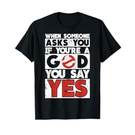 Ghostbusters Movie Quote Word Stack T-Shirt