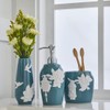 SKL Home Vern Yip Floral Lanterns Soap/Lotion Dispenser, Teal