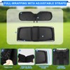 Golf Cart Seat Covers - Breathable Fabric Universal Rear Seat