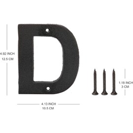 Door Letters and Wall Letters - Letter D