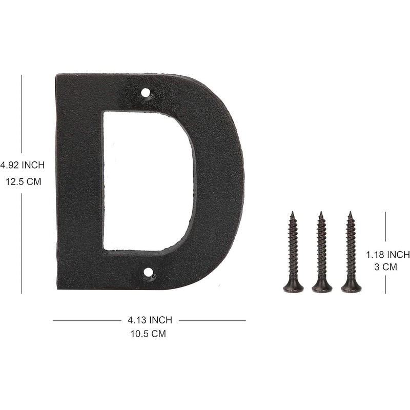 Door Letters and Wall Letters - Letter D