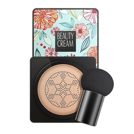 Lovelycat Base Maquillaje Cojín Aire Mushroom Head Tono Piel Uniforme Corrector Nude Duradero Hidratante Iluminador Pigmento Líquida